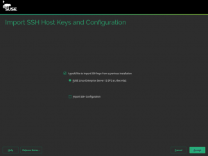 New dialog for SSH keys importing