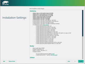 Btrfs subvolumes support in AutoYaST