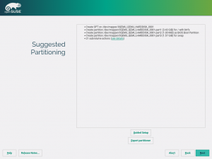 Suggested partitioning with multipath