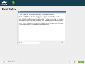 The poorly formatted help of the System Roles screen