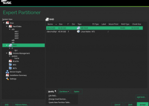 Managing RAIDs with the new Partitioner UI