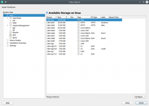 YaST Partitioner Screenshot